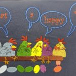 Hühner happy day