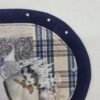 Platzset blau mit Schlittschuh